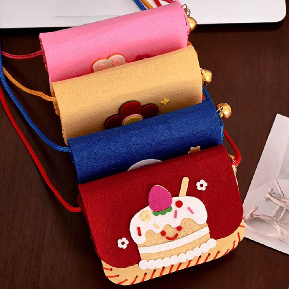 น่ารัก Felt Felt กระเป๋าทําชุด - Art Craft For Kindergarten บทวิจารณ์และราคา
