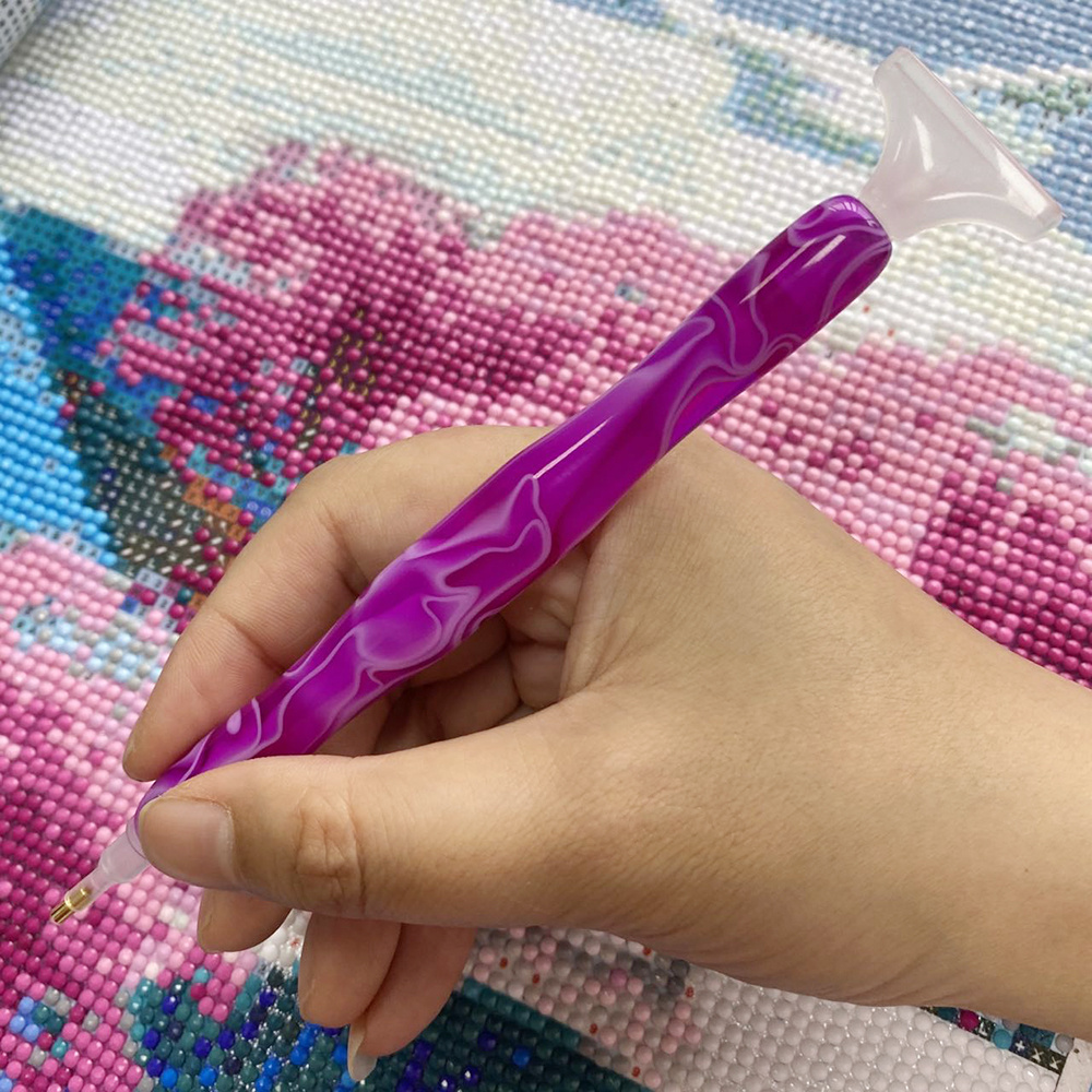 ปากกาเพชรเรซิ่นสีสันสดใส พร้อม - Diamond Painting Kit บทวิจารณ์และราคา