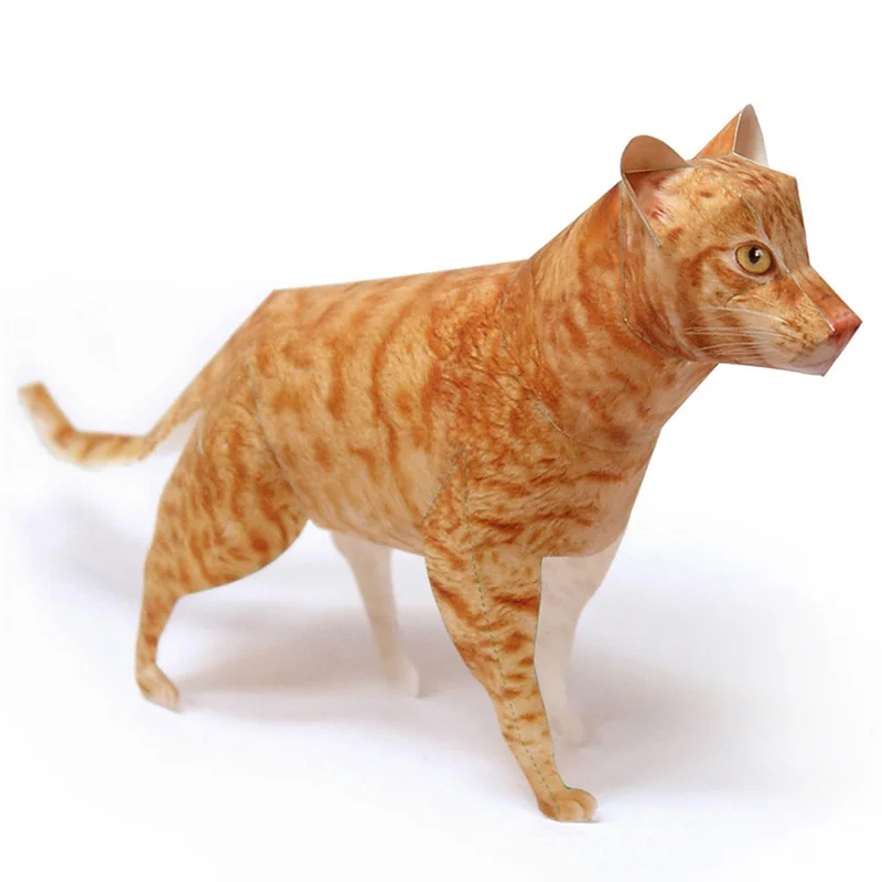 Ocicat แมวสีส้ม Tabby Origami  - Art Craft Cat บทวิจารณ์และราคา